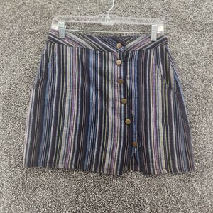 Fashion on Earth Medium striped straight & pencil skirt